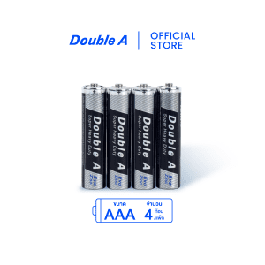 [1 แพ็ก] ถ่านคาร์บอนซิงค์ Double A ขนาด1.5V AAA แพ็ก 4 ก้อน